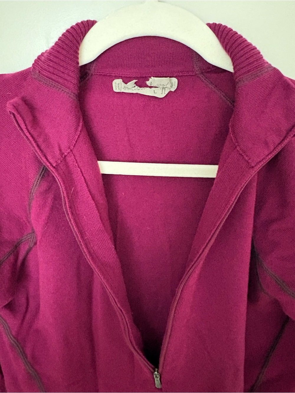 Smartwool Merino Wool Half-Zip Sweater Pullover Hiking Camping Outdoors Natural - Picture 8 of 15